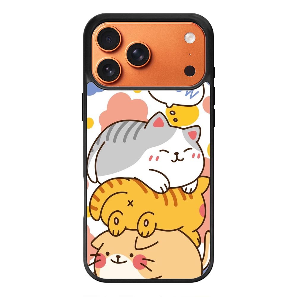 cat meow FLN0097 iPhone 17 Pro Case
