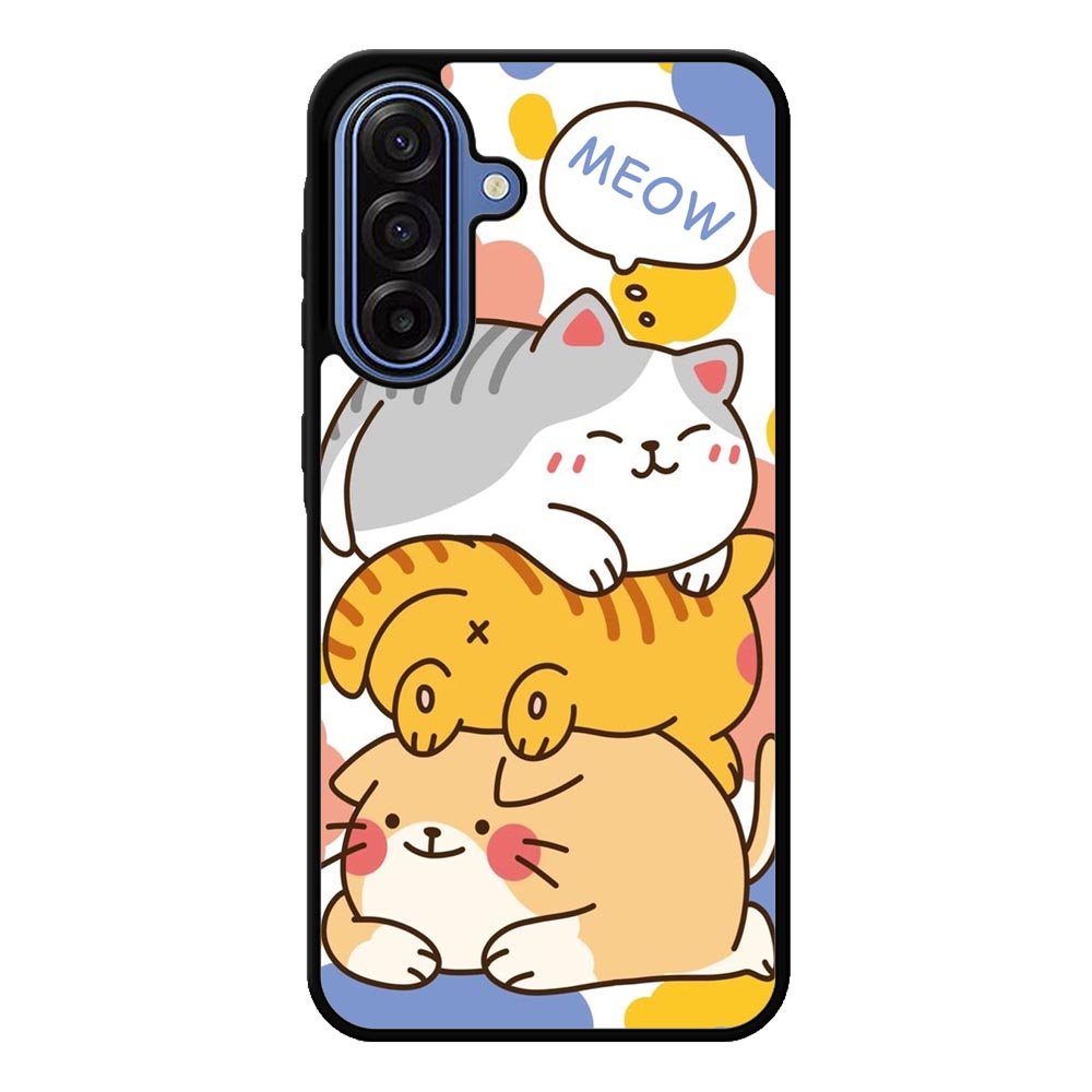 cat meow FLN0097 Samsung Galaxy A17 Case