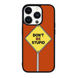 Dont be stupid FLN0099 iPhone 14 Pro Max | iPhone 14 Pro | iPhone 14 Plus | iPhone 14 Case