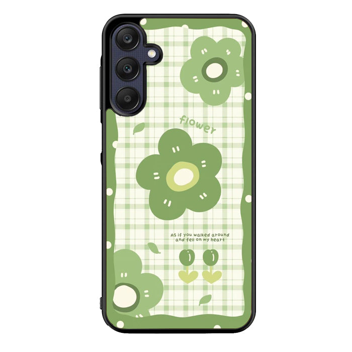 Flower green FLN0117 Samsung Galaxy A15 A25 A35 A55 5G Case