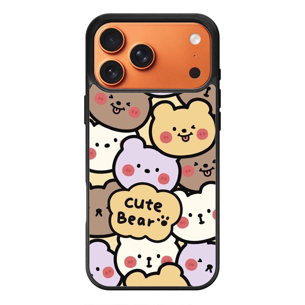 Cute bear FLN0121 iPhone 17 Pro Case