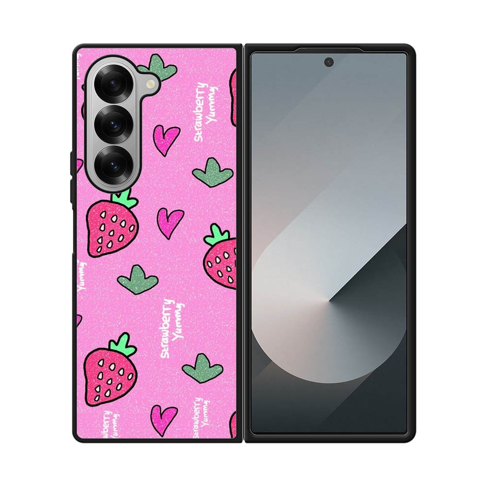 Strawberry yummy FLN0124 Samsung Galaxy Z Fold 7 5G Case
