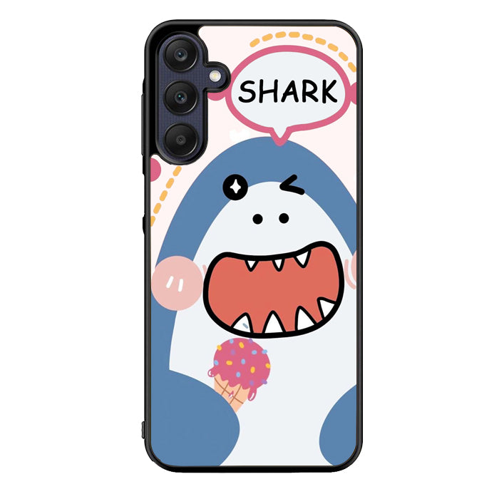 Shark ice cream FLN0149 Samsung Galaxy A15 A25 A35 A55 5G Case