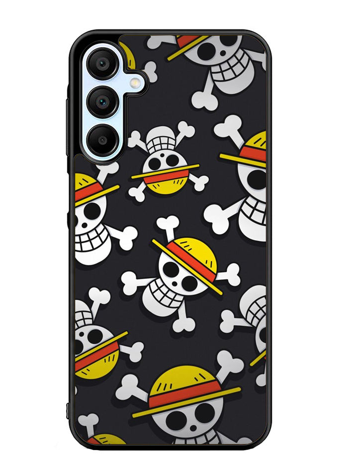 One Piece Straw Hat Pirates Logo Dark Samsung Galaxy A15 5G Case OV10993