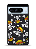 One Piece Straw Hat Pirates Logo Dark Google Pixel 8 Pro Case QC10993