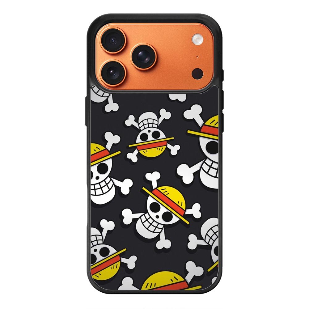 One Piece Straw Hat Pirates Logo Dark iPhone 17 Pro Max Case QC10993