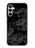 Dragon black and white Samsung Galaxy A35 5G Case OV11078