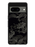 Dragon black and white Google Pixel 8 Case QC11078