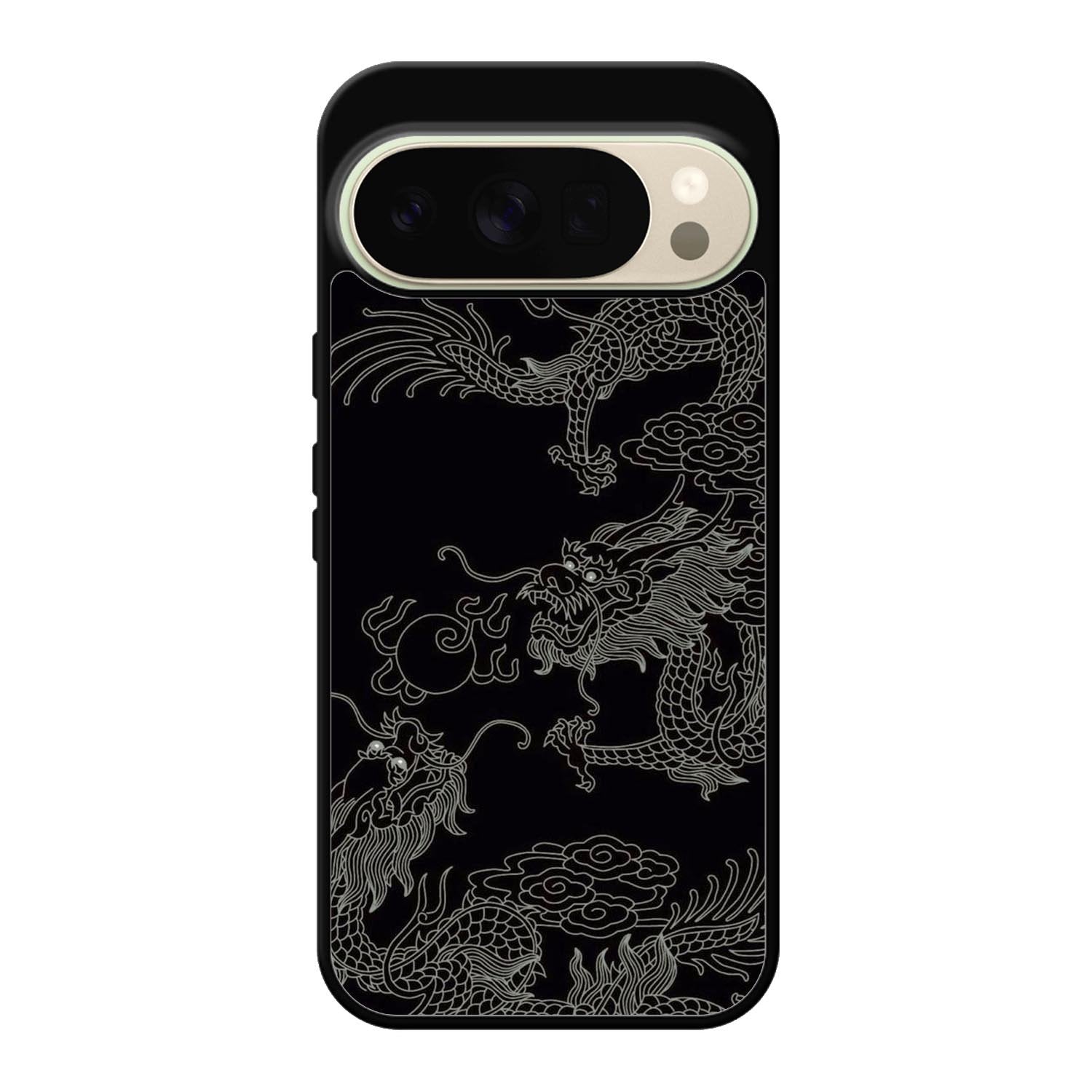 Dragon black and white Google Pixel 10 Pro Case OV11078
