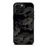 Dragon black and white iPhone 16 Pro Case OV11078