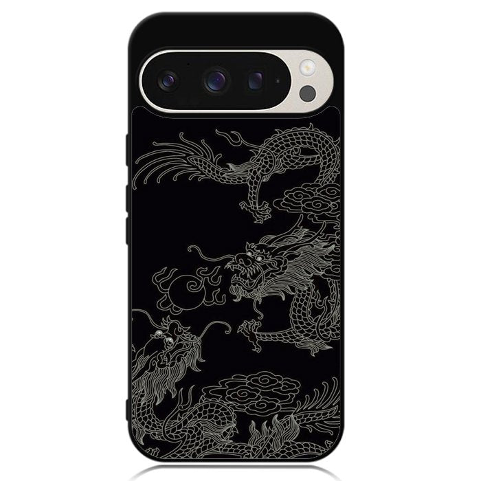 Dragon black and white Google Pixel 9 Pro XL Case OV11078