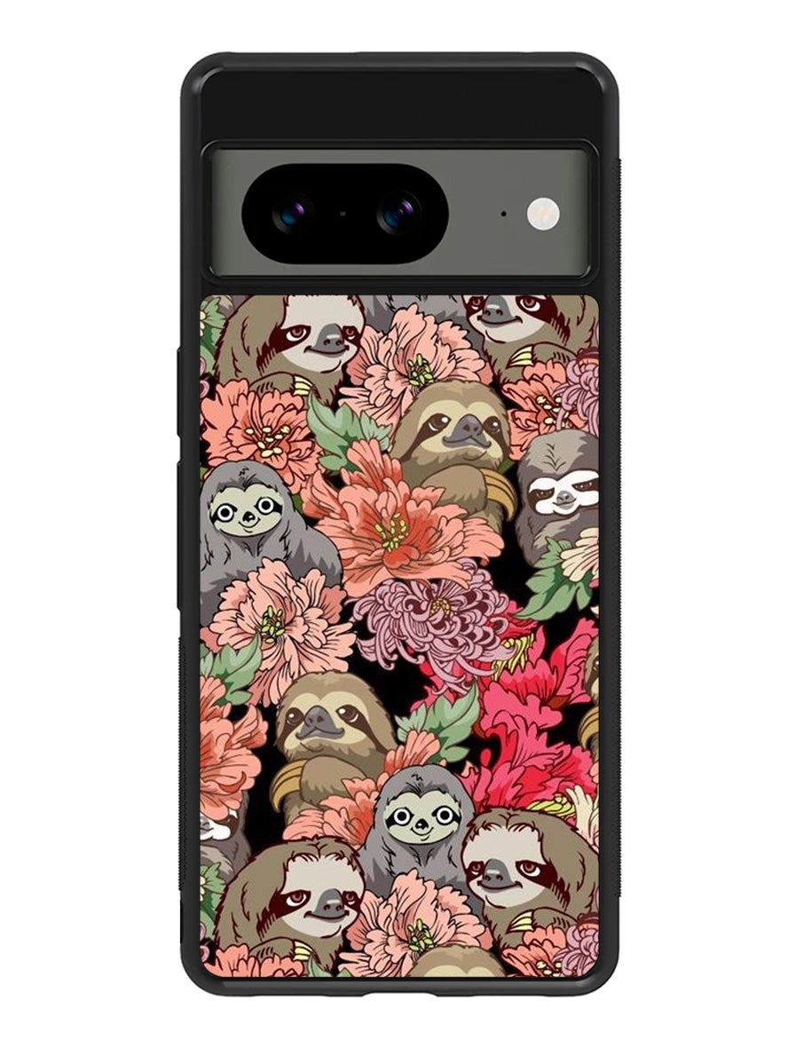 Sloth Flower Google Pixel 8 Case QC11030