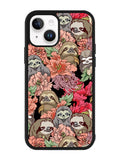 Sloth Flower iPhone 14 Plus Case QC11030