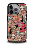 Sloth Flower iPhone 15 Pro Case OV11030