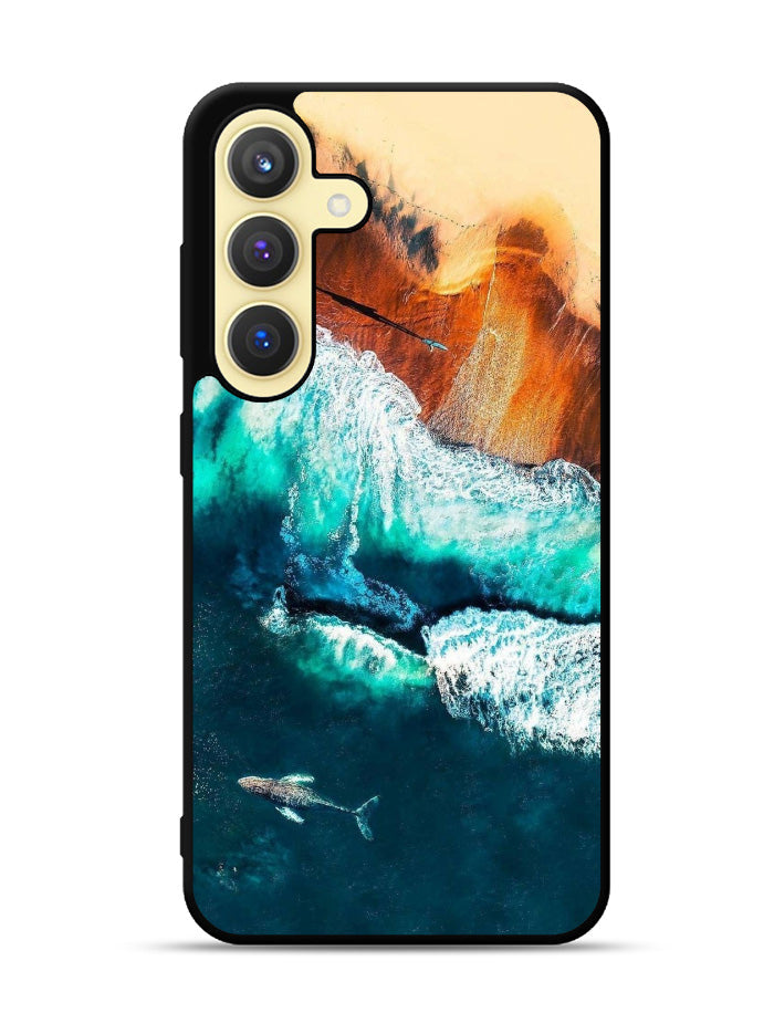 Wave painting Samsung Galaxy S25 5G Case OV10951