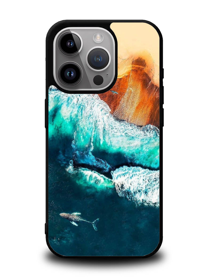 Wave painting iPhone 16 Pro Max Case QC10951