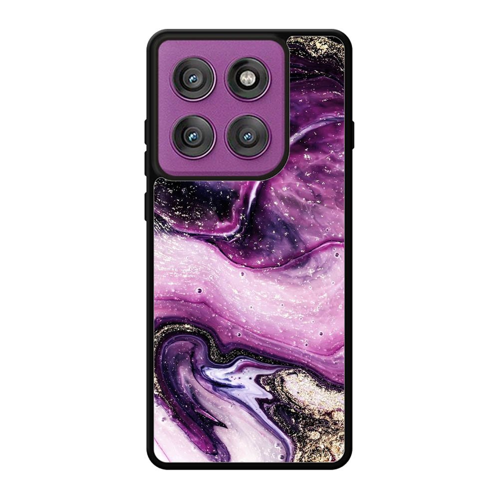 marble purple Motorola Moto Edge 60 Pro Case OV10964
