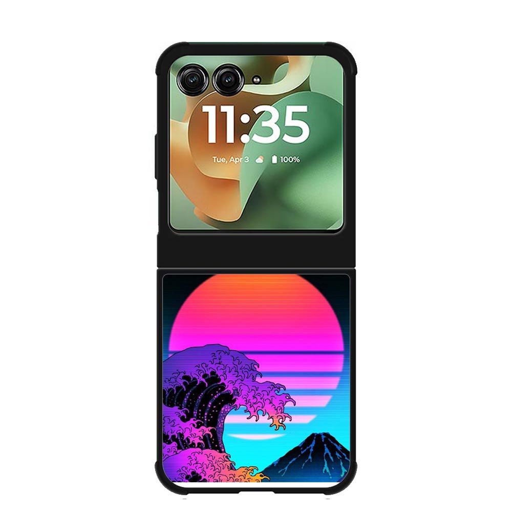 Japanese wave Motorola Moto RAZR 2025 Case OV11121
