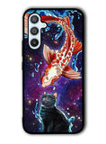 Fish and cat japanese Samsung Galaxy A54 5G Case OV10855