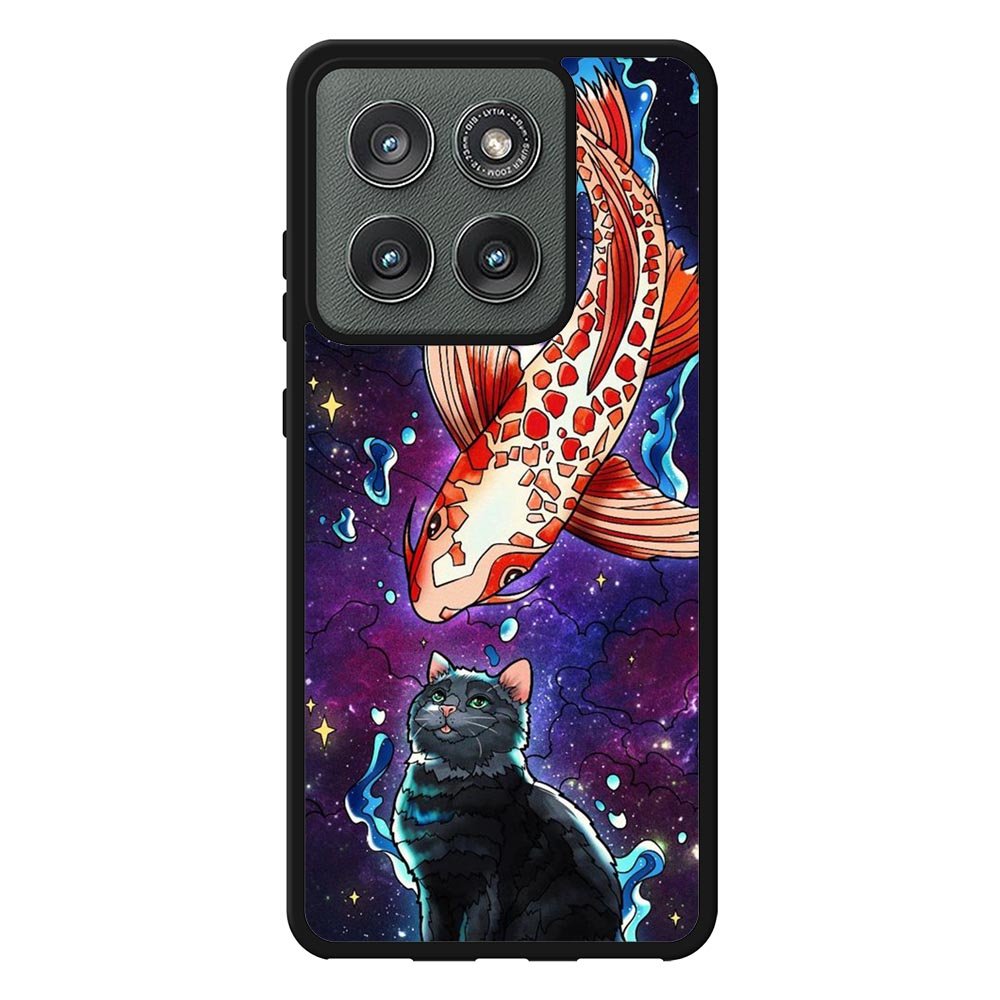 Fish and cat japanese Motorola Moto Edge 2025 Case OV10855