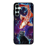 Fish and cat japanese Samsung Galaxy A16 Case OV10855