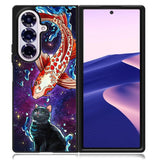 Fish and cat japanese Samsung Galaxy Z Fold 7 Case OV10855