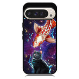 Fish and cat japanese Google Pixel 10 Pro XL Case OV10855