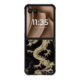 Dragon gold Motorola Moto RAZR Plus 2025 Case OV10932