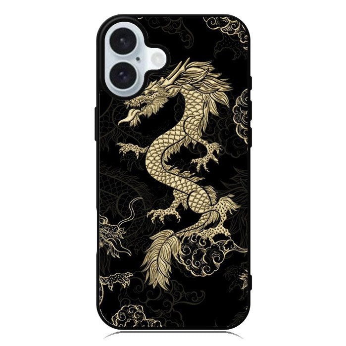 Dragon gold iPhone 16 Plus Case QC10932