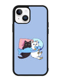 Twin cats iPhone 15 Plus Case OV10462