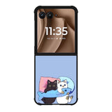 Twin cats Motorola Moto RAZR Plus 2025 Case OV10462