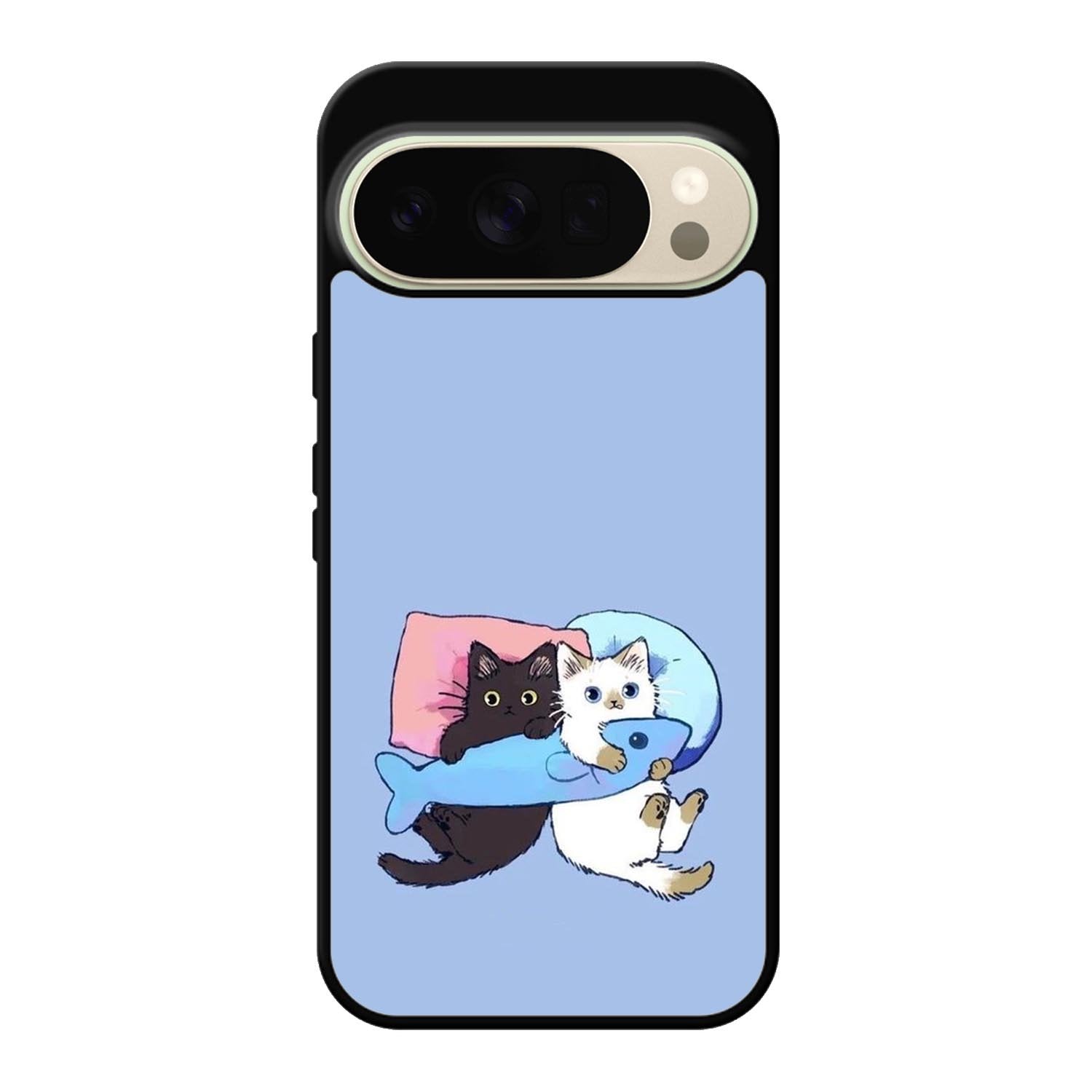Twin cats Google Pixel 10 Pro Case QC10462