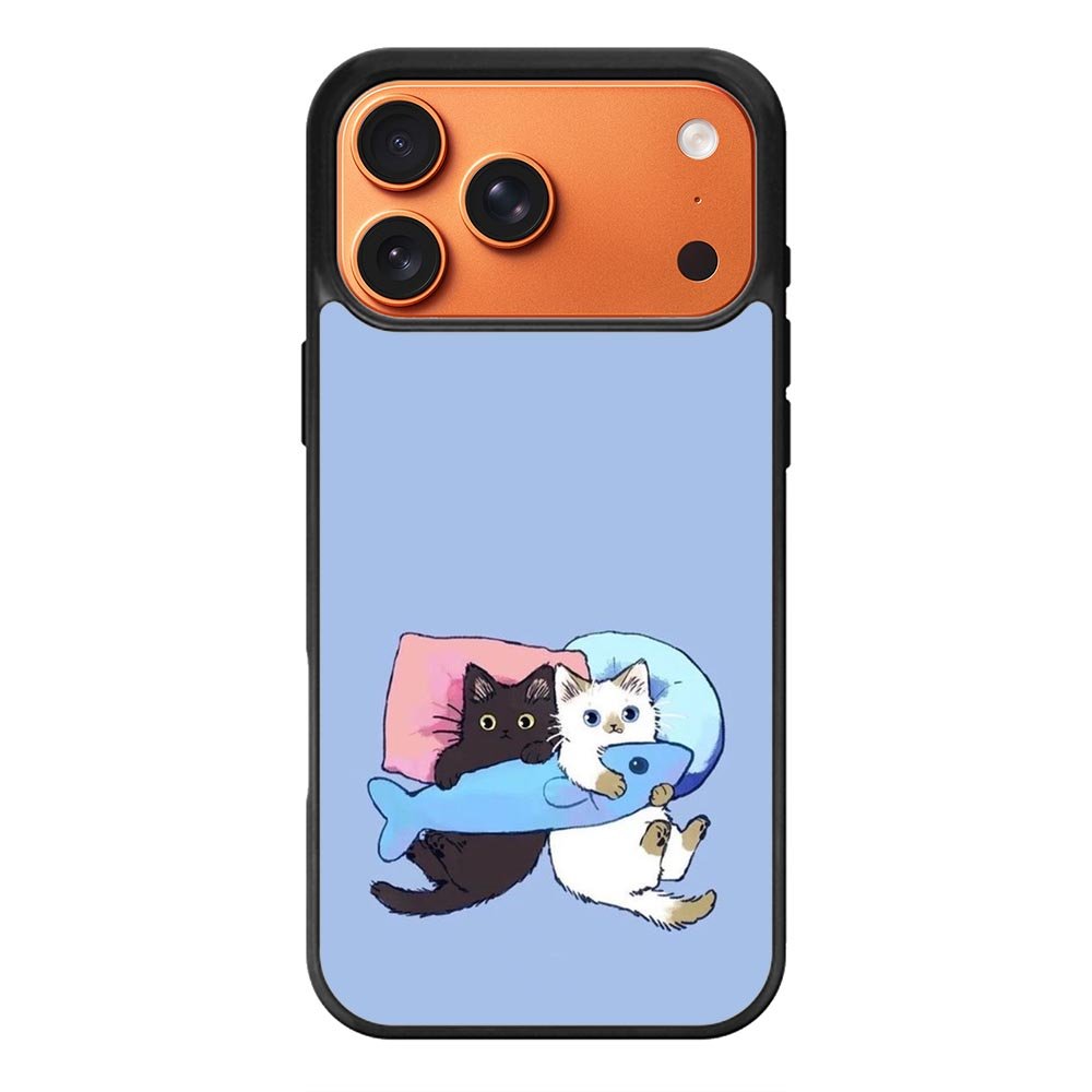 Twin cats iPhone 17 Pro Case QC10462