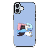Twin cats iPhone 16 Plus Case QC10462