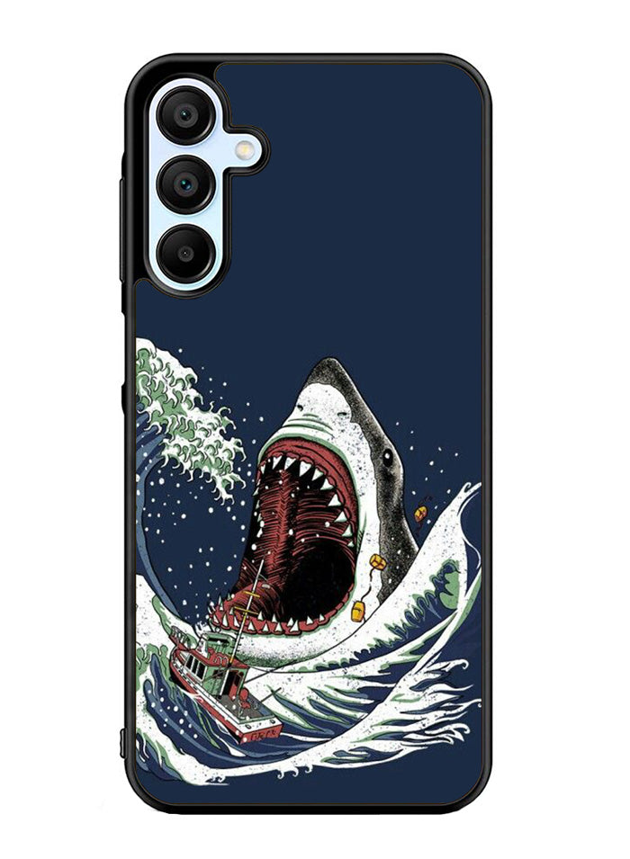 shark japanese wave Samsung Galaxy A15 5G Case OV10421