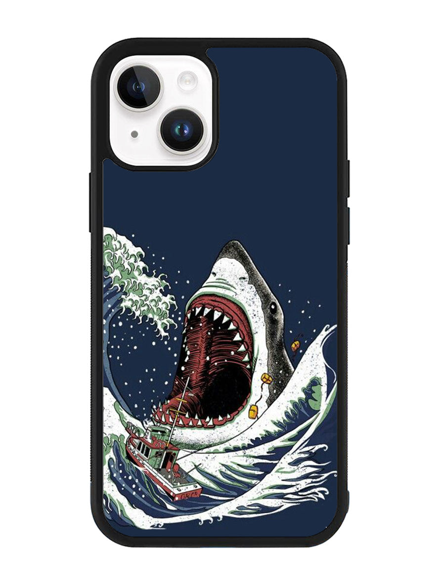 shark japanese wave iPhone 14 Case QC10421