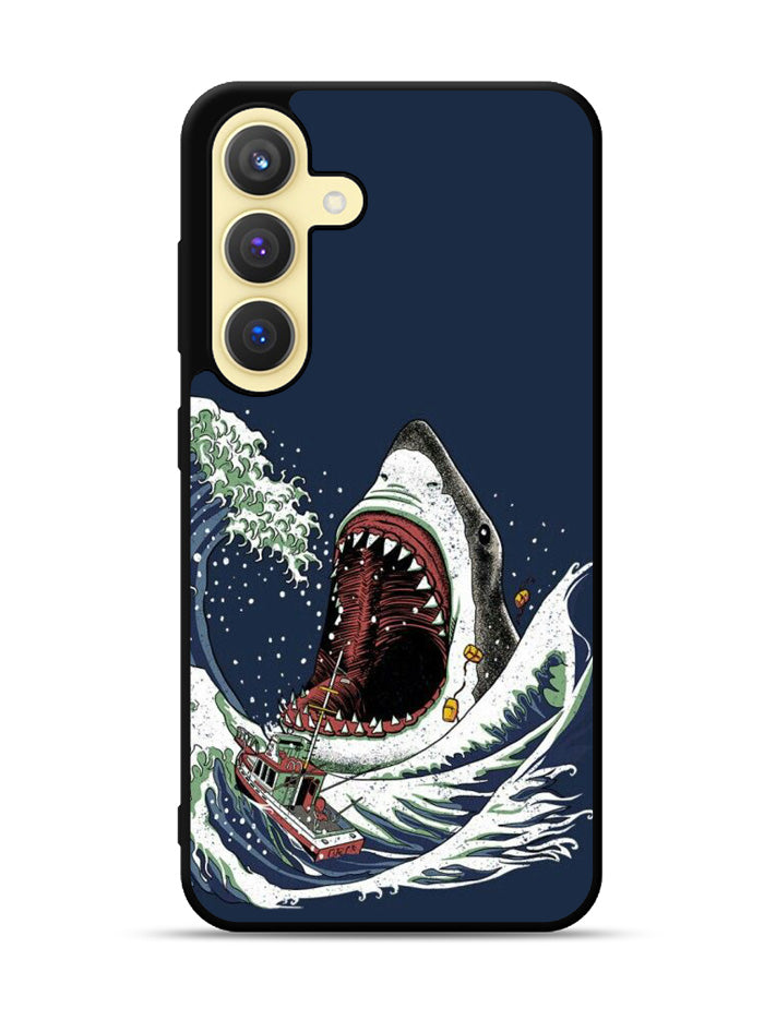 shark japanese wave Samsung Galaxy S24 5G Case OV10421