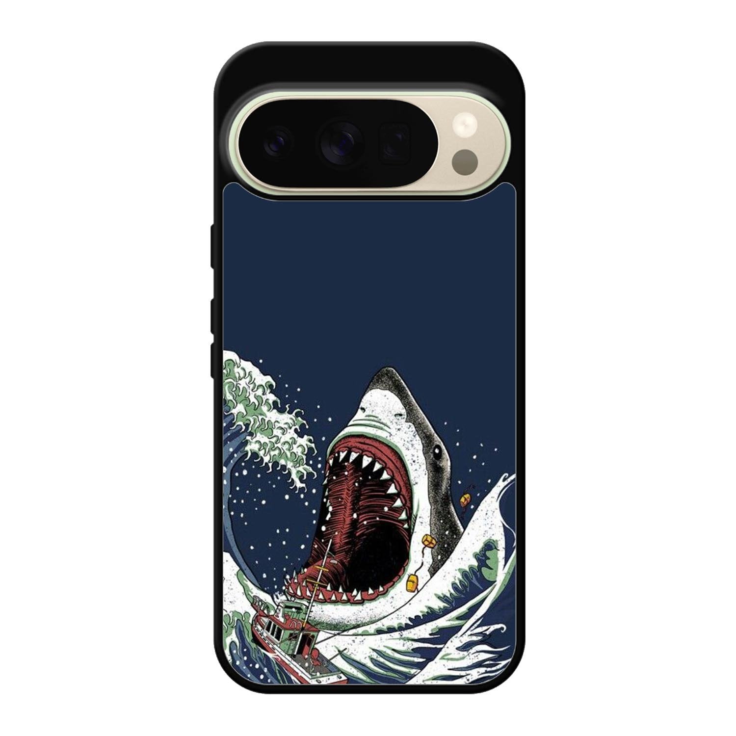 shark japanese wave Google Pixel 10 Pro Case OV10421