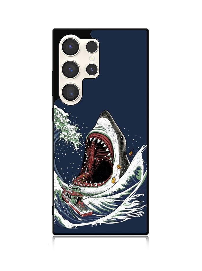 shark japanese wave Samsung Galaxy S24 Ultra 5G Case OV10421