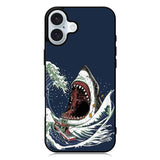shark japanese wave iPhone 16 Case QC10421