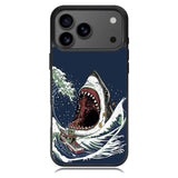 shark japanese wave iPhone 17 Pro Case OV10421