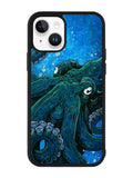 Blue octopus iPhone 14 Plus Case QC10657