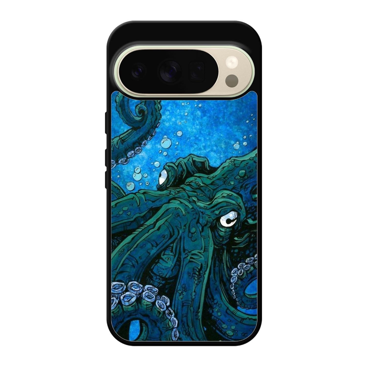 Blue octopus Google Pixel 10 Pro Case QC10657