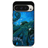Blue octopus Google Pixel 9 Pro XL Case OV10657