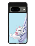 Blue Marie Cat Face Google Pixel 8A Case QC10656