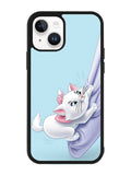 Blue Marie Cat Face iPhone 15 Plus Case OV10656
