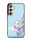 Blue Marie Cat Face Samsung Galaxy S24 FE 5G Case OV10656