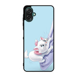Blue Marie Cat Face Samsung Galaxy A07 Case OV10656