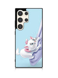 Blue Marie Cat Face Samsung Galaxy S24 Ultra 5G Case OV10656