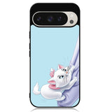 Blue Marie Cat Face Google Pixel 9 | Pixel 9 Pro Case OV10656